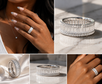 Everly Ice Empress Baguette Ring