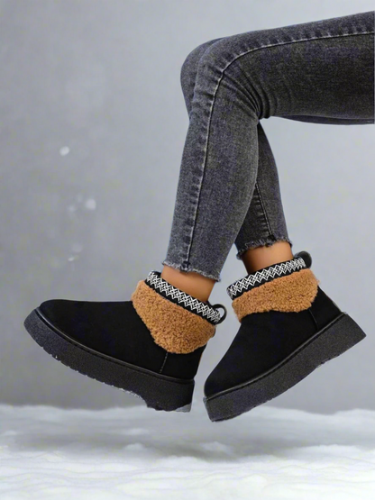 Round Toe Platform Boots