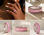 Everly Ice Empress Baguette Ring