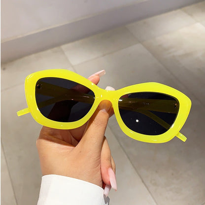 Female round face slimming fashionable trendy sunglasses